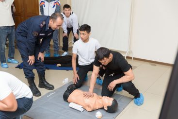 Курсы оказания первой медицинской помощи открыли в Алматы для работников экстренных служб