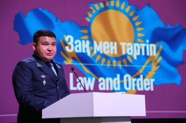 В КазНМУ прошла профилактическая лекция «Закон и порядок» для студентов