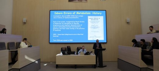 В КазНМУ проходит визитинг профессора Фернандо Скаглия, одного из ведущих мировых экспертов в области наследственных и митохондриальных заболеваний