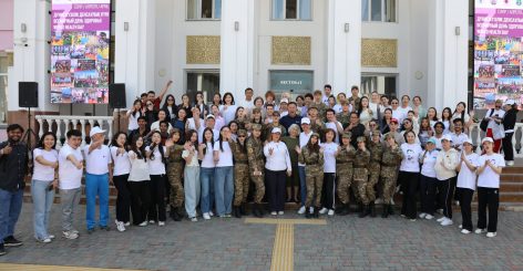 В КазНМУ прошел масштабный флешмоб ко Всемирному дню здоровья