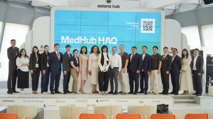 Резиденты Технопарка КазНМУ — команда проекта Neuro Guard, представила свою разработку на презентации MedHub HAQ